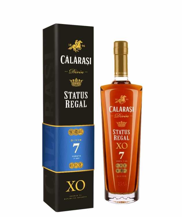 Коньяк «Status Regal» XO 7 лет, Calarasi. 0,5 в коробке