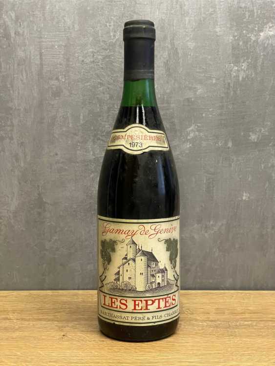 Вино Gamay de Geneve Les Eptés 1973 года