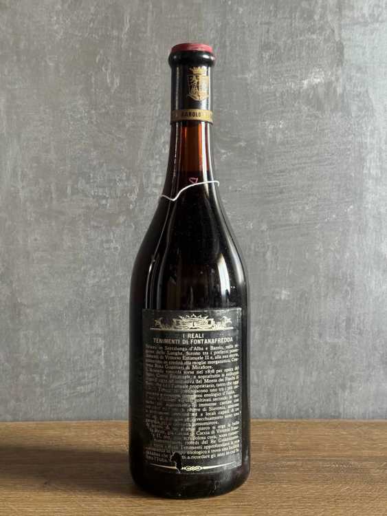 Вино Fontanafredda Barolo 1965 года.