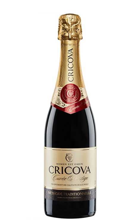 Шампанское «Cuvee Prestige» сладкое красное, Cricova. 0,75