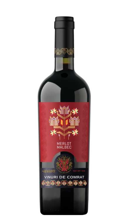 Вино «Folclor» 2017 Merlot - Malbec, Comrat. 0,75