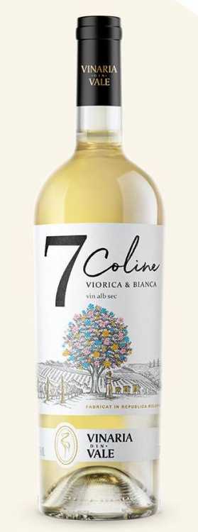 Вино «7 Coline» 2023 Viorica & Bianca, Vinaria din Vale. 0,75