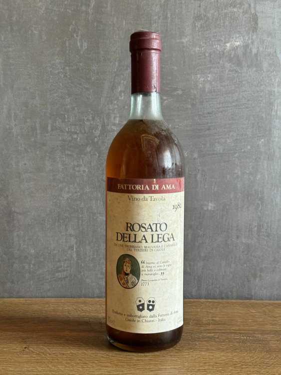 Вино Fattoria di Ama Rosato della Lega 1982 года.