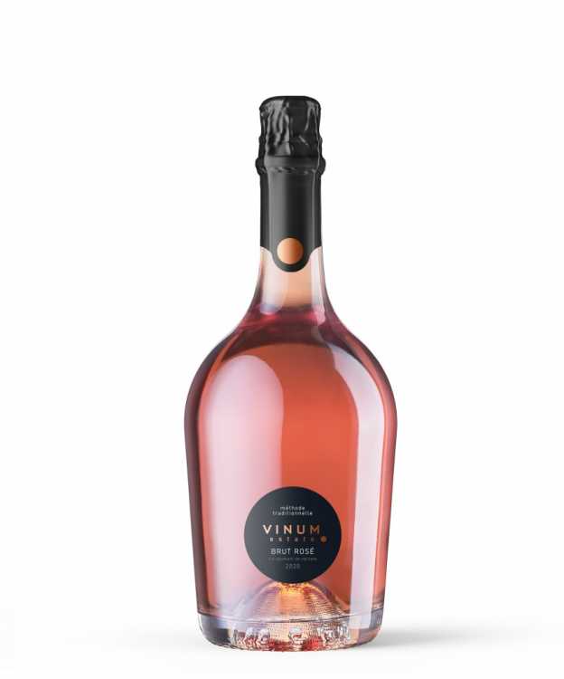 Шампанское «Brut Rose» брют розовое, Vinum Estate. 0,75