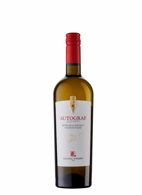 Вино «Autograf» 2022 Feteasca Regala - Chardonnay, Gitana. 0,75