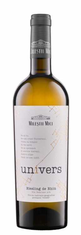 Вино «Univers» 2022 Riesling de Rhin полусухое, Milestii Mici. 0,75